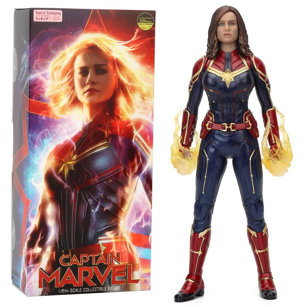 1/6 Team of Prototyping Avengers Action Figures Spider Man Captain Marvel The Flash Toy Iron Man Model Collectible Anime Model