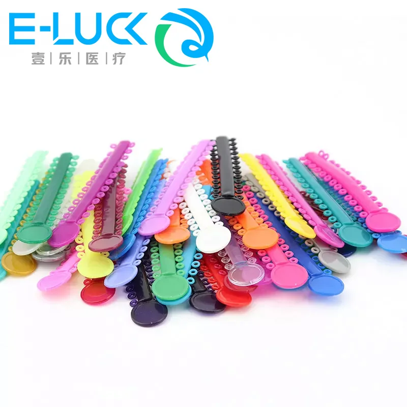 Dental Orthodontic Elastic Ligature Ties Bands For Dentist Braces Treatment Material Ortho Treatment 1bag