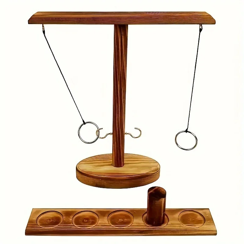 

Игровой набор Ultimate с деревянными кольцами — идеальный выбор для вечеринок в помещении и на открытом воздухе, семейных встреч