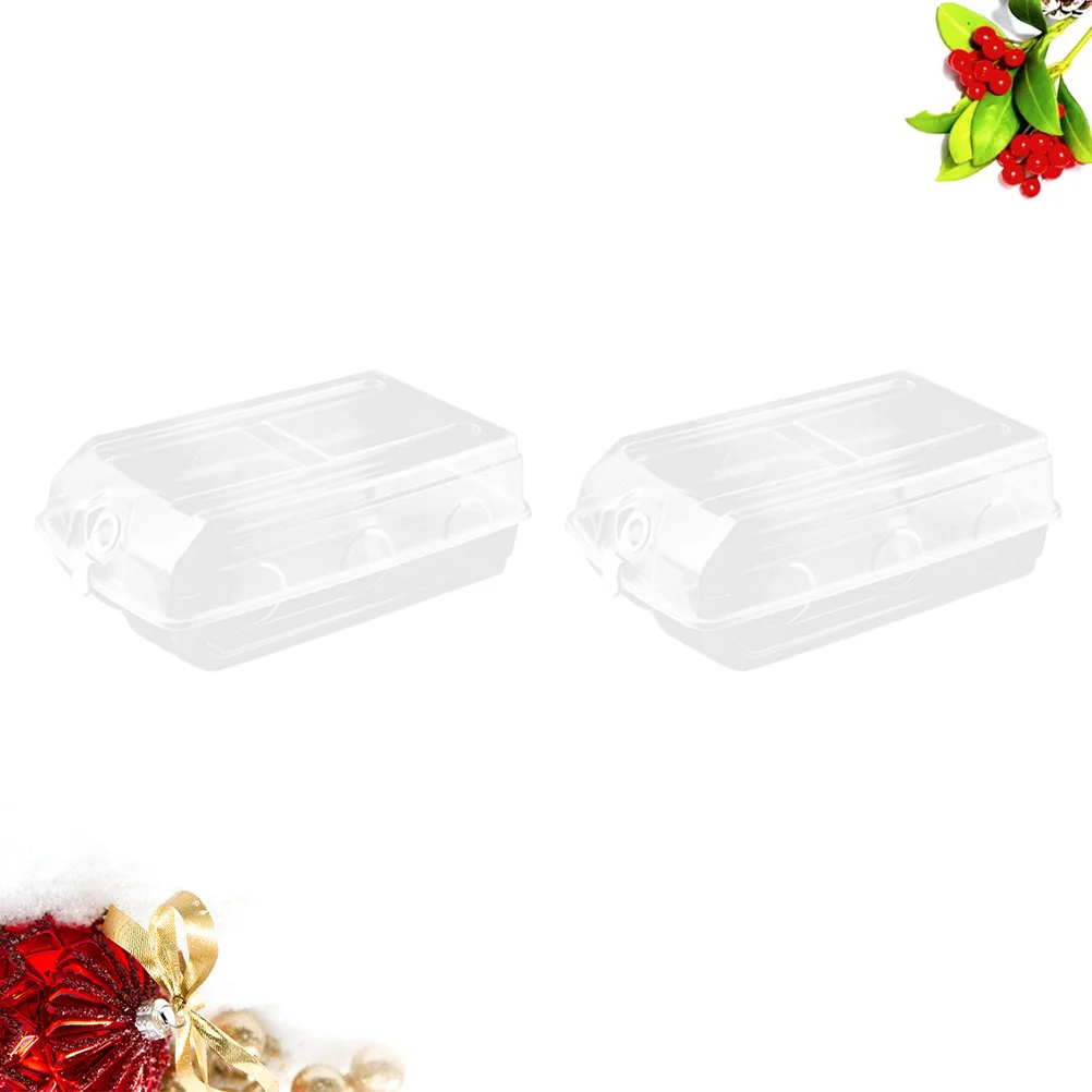 

2Pcs Shoes Storage Box Large Transparent Thickened Plastic Stackable Shoe Organizer Dustproof for Men Women Shoes Box