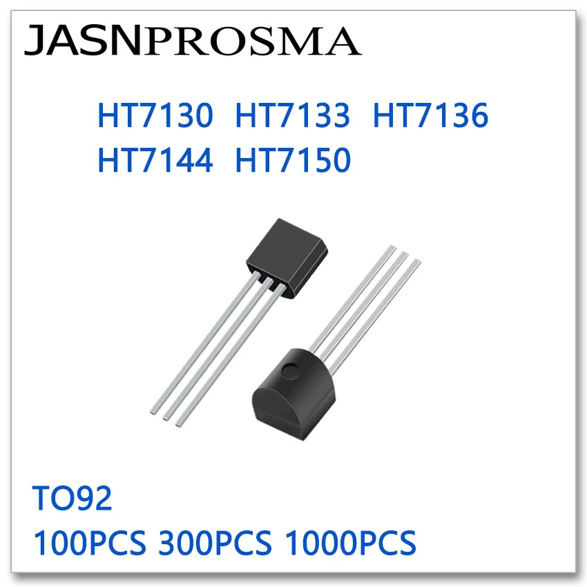 JASNPROSMA TO92 HT7130 HT7133 HT7136 HT7144 HT7150 100PCS 300PCS 1000PCS Novos produtos de alta qualidade