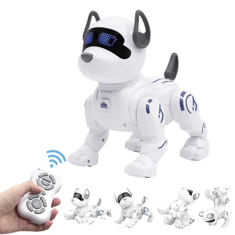 RC Robot Electronic Dog Robot Dog Stunt Walking Dancing Toy Intelligent Touch Remote Control Electric Pet for Children\'s Toys