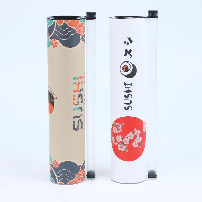 1Pcs Food Grade Sushi Maker Tool Non-Stick Sushi Pushing Mold Portable DIY Sushi Roller Kit for Bento Sushi Making