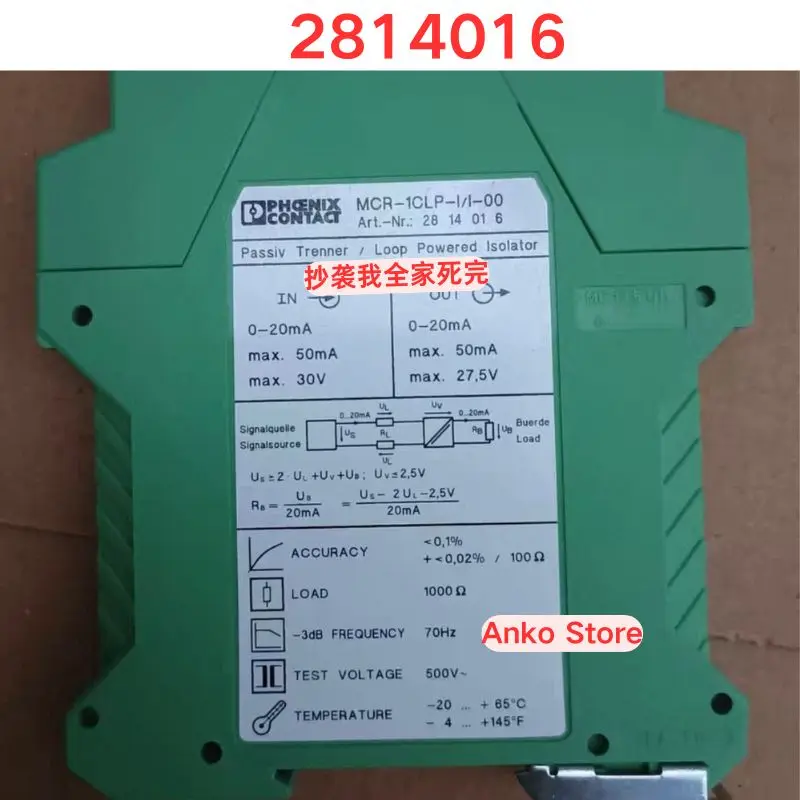 

95 New MCR-1CLP-I/I-00 2814016 Signal Isolator