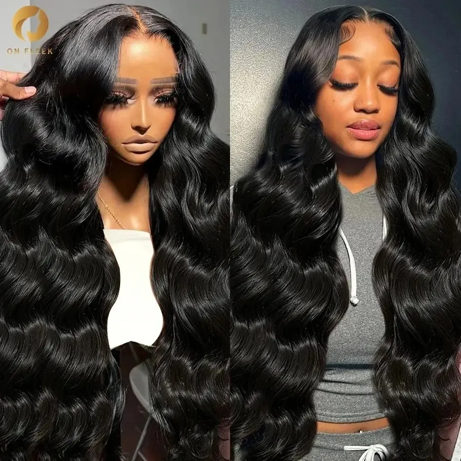 

250 Density 40 Inch Body Wave 13x4 HD Lace Front Human Hair Wigs For Women 13x6 Lace Frontal Pre Plucked Human Hair