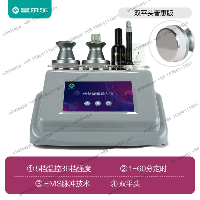 Physiotherapy instrument Micro-electric heating massage dredging beauty salon health center nursing meridian introducer