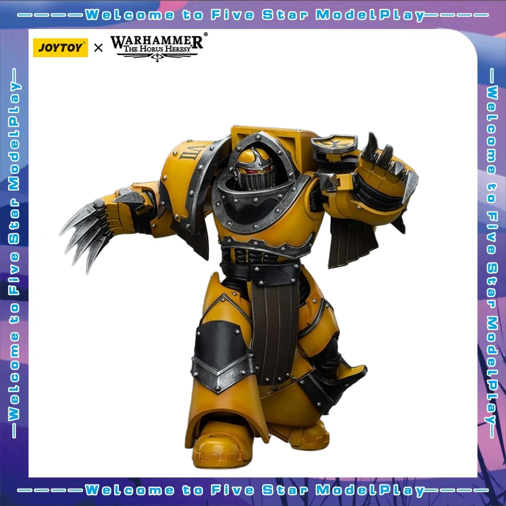 

【FS】JOYTOY Warhammer 40K, масштаб 1/18, фигурки Imperial Fists Legion Cataphracti с когтями-молниями, модели, игрушки, подарки