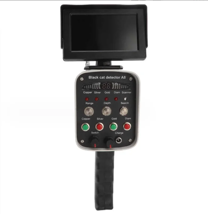 New A8   Handheld Remote Control Outdoor Gold Gem Hunter Metal Detector  Treasure Hunter