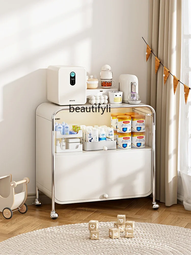 

A55 Storage Cabinet Locker Household Baby Snack Toy Storage Cabinet Feeding Table