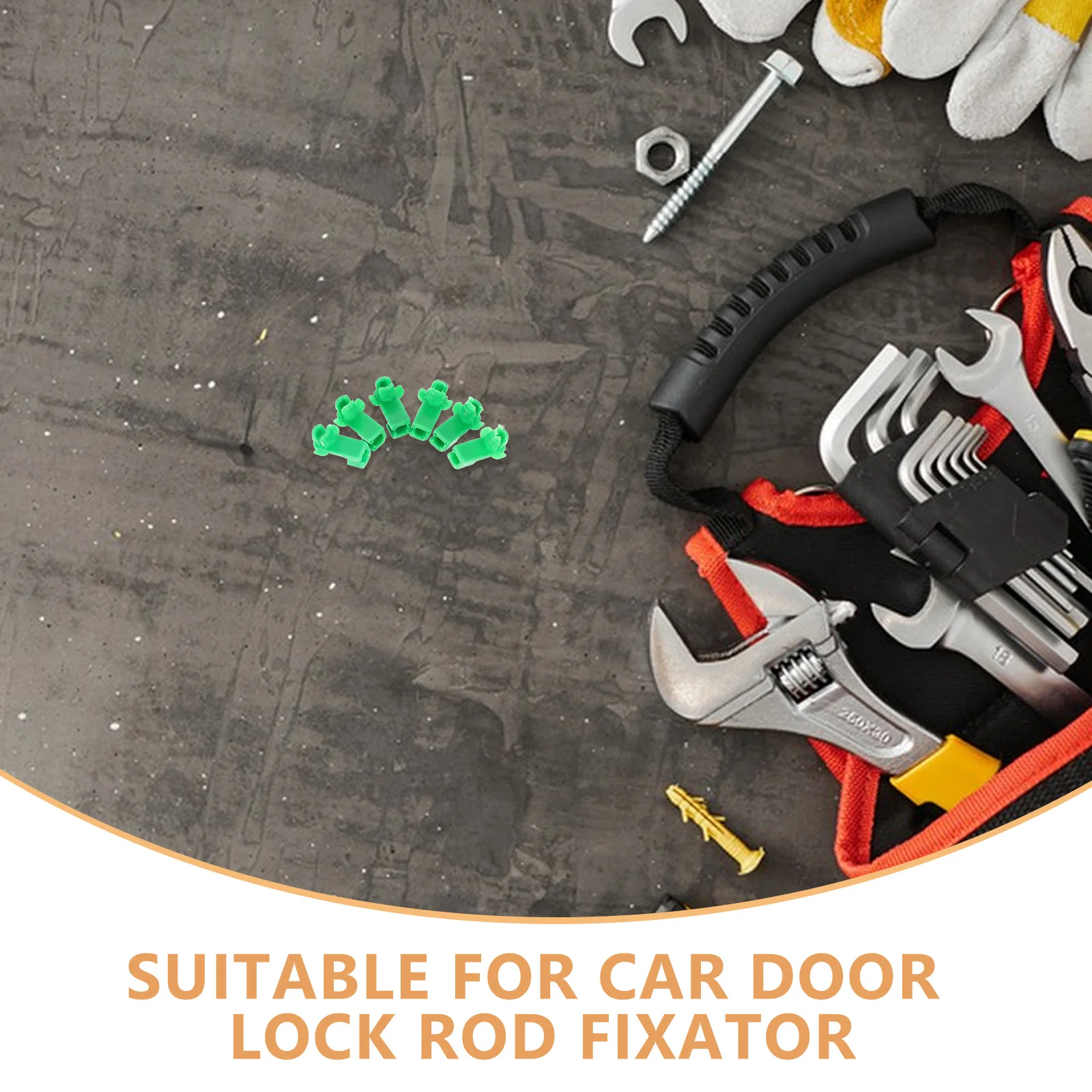 10Pcs Door Clips Car Retainer Plastic Fastener Secure Automotive Vehicle Accessories Car Door Lock Maintenance