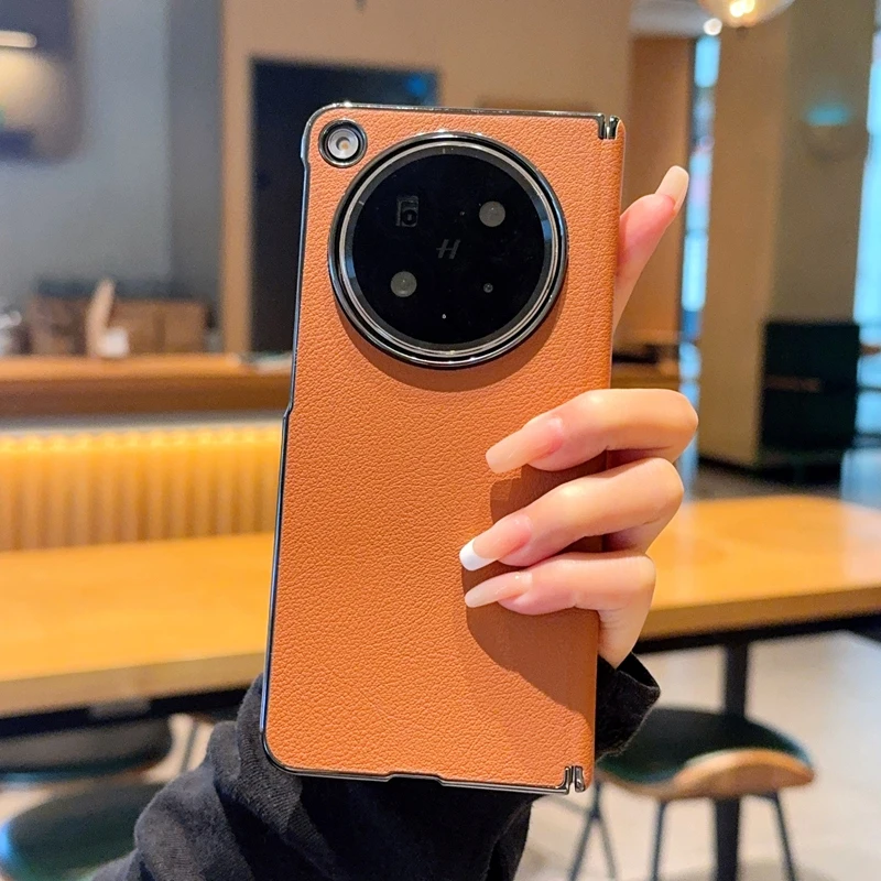 For OPPO Find N6 5G Case Luxury Electroplated Leather Matte Ultra-thin Skin-Friendly  Shockproof Protection Cover Accessories