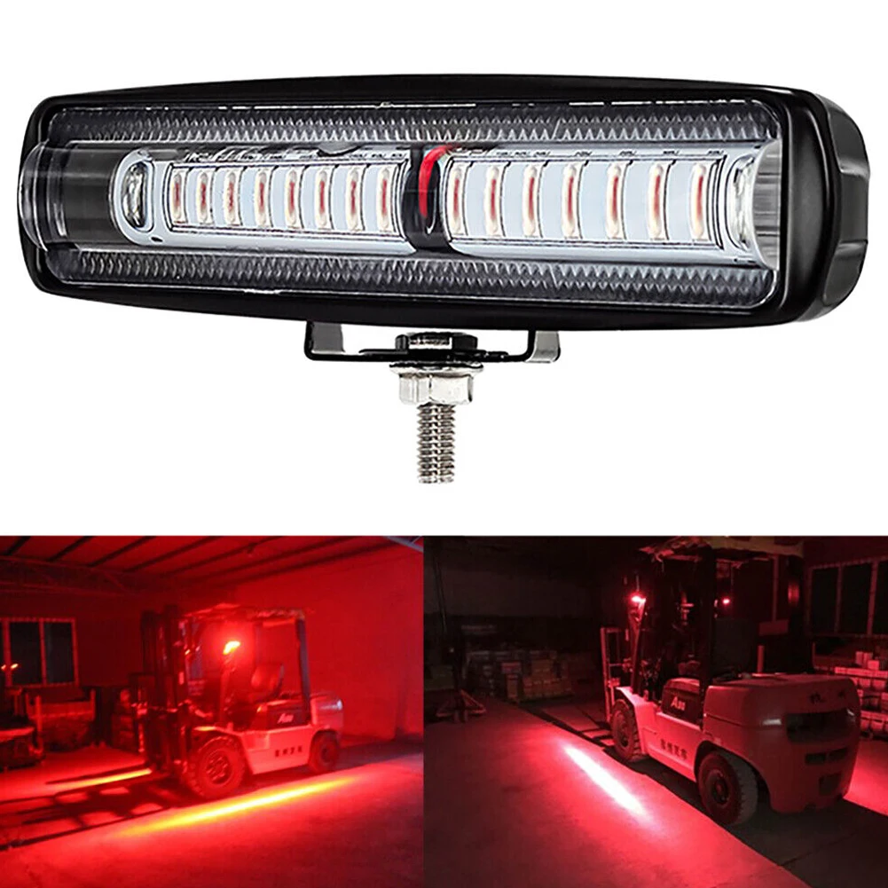 

30W LED Forklift Safety Light DC 12-80V 15LEDs Side Danger Warning Lights Truck Safety Signal Light