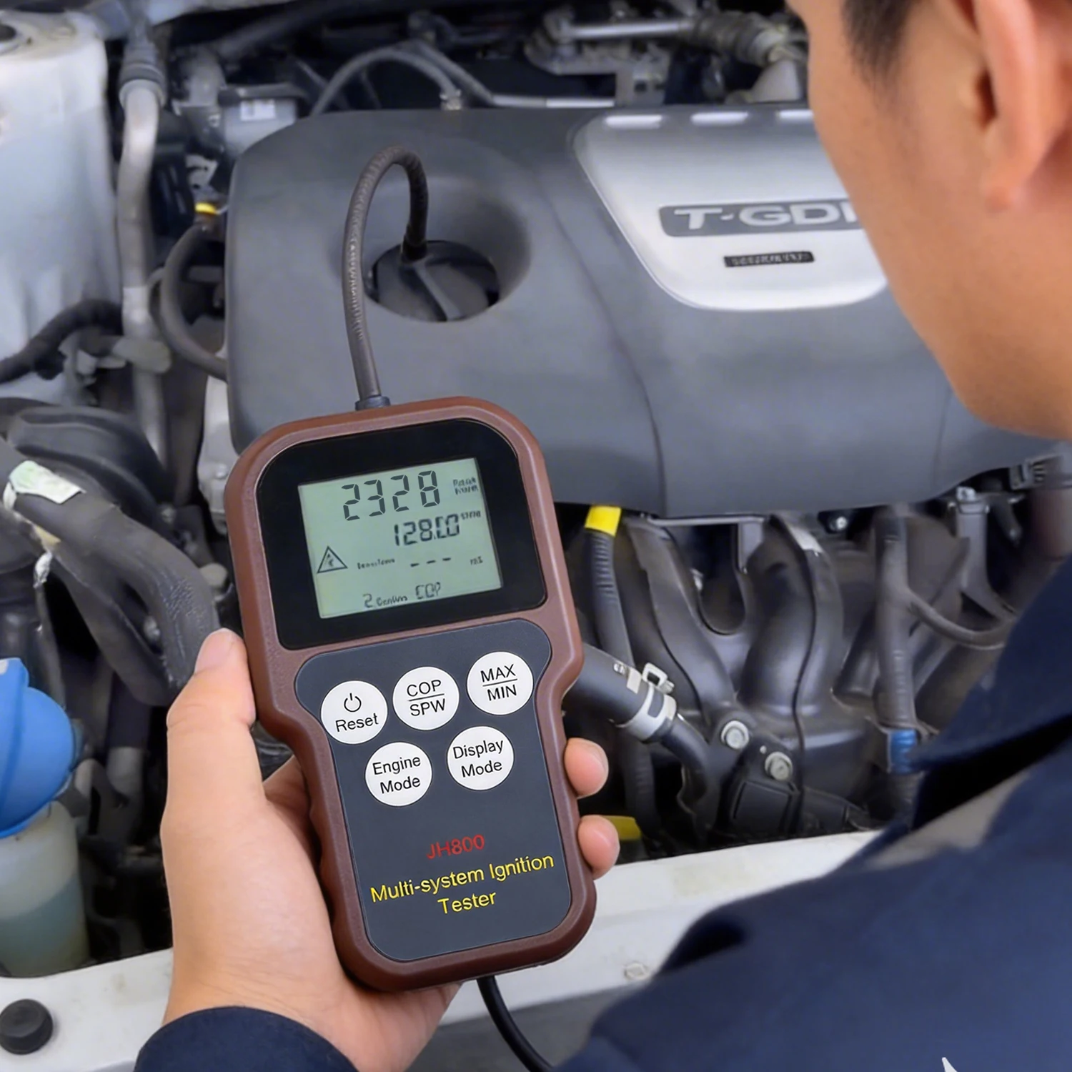 Multi-system Ignition Analyzer Tester Measure Spark Volt Spark Burn TimeSpark Plug Tester High Voltage Coil Detection