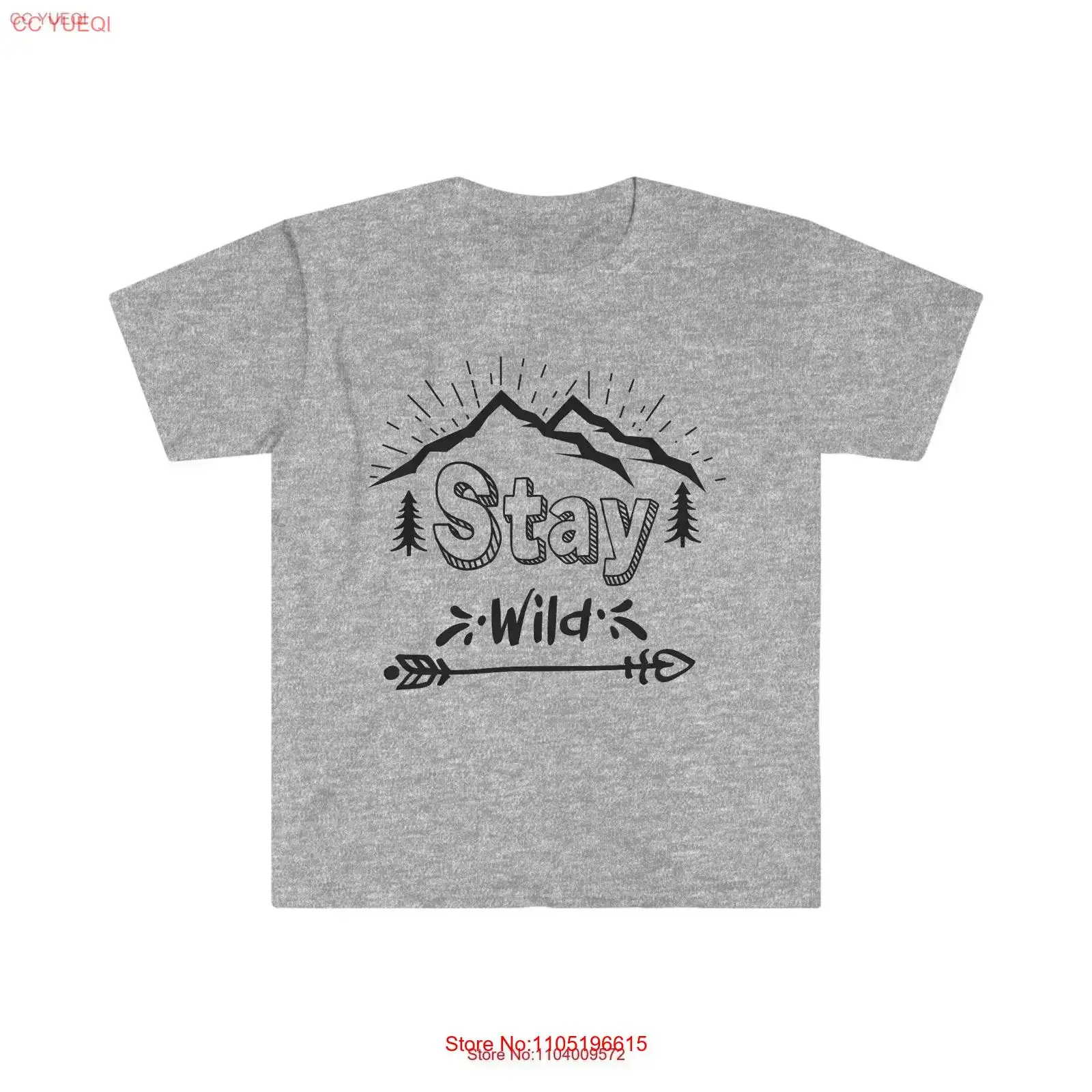 Stay Wild Embrace the Spirit of Adventure Christmas T Shirt vintage Washed graphic Stylish Breathable streetwear Stretched