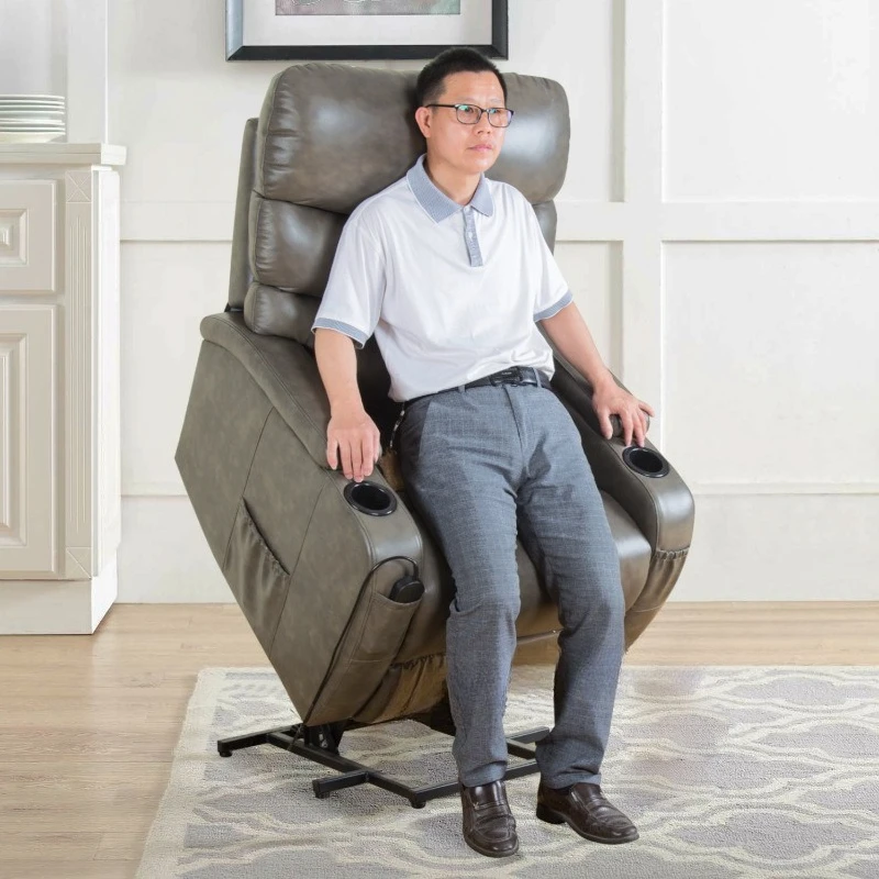 

Electric leather recliner smart furniture multi-functional to help the elderly chair living room
