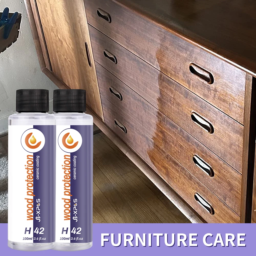 Wood Care Wa'x Furniture Polishing More Shine & Protects For Cabinets Chairs Tables Any Woodwork Crystal Coating JB-XPCS H42