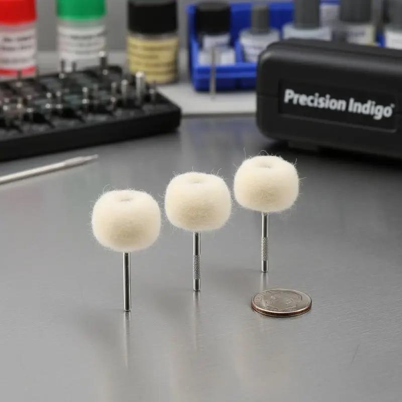 practical10Pcs Mini Grinding Sanding Head Abrasive Disc Felt 2.35/3mm Shank Buffing Wheels Metal Polish Brush Drill Rotary Tool