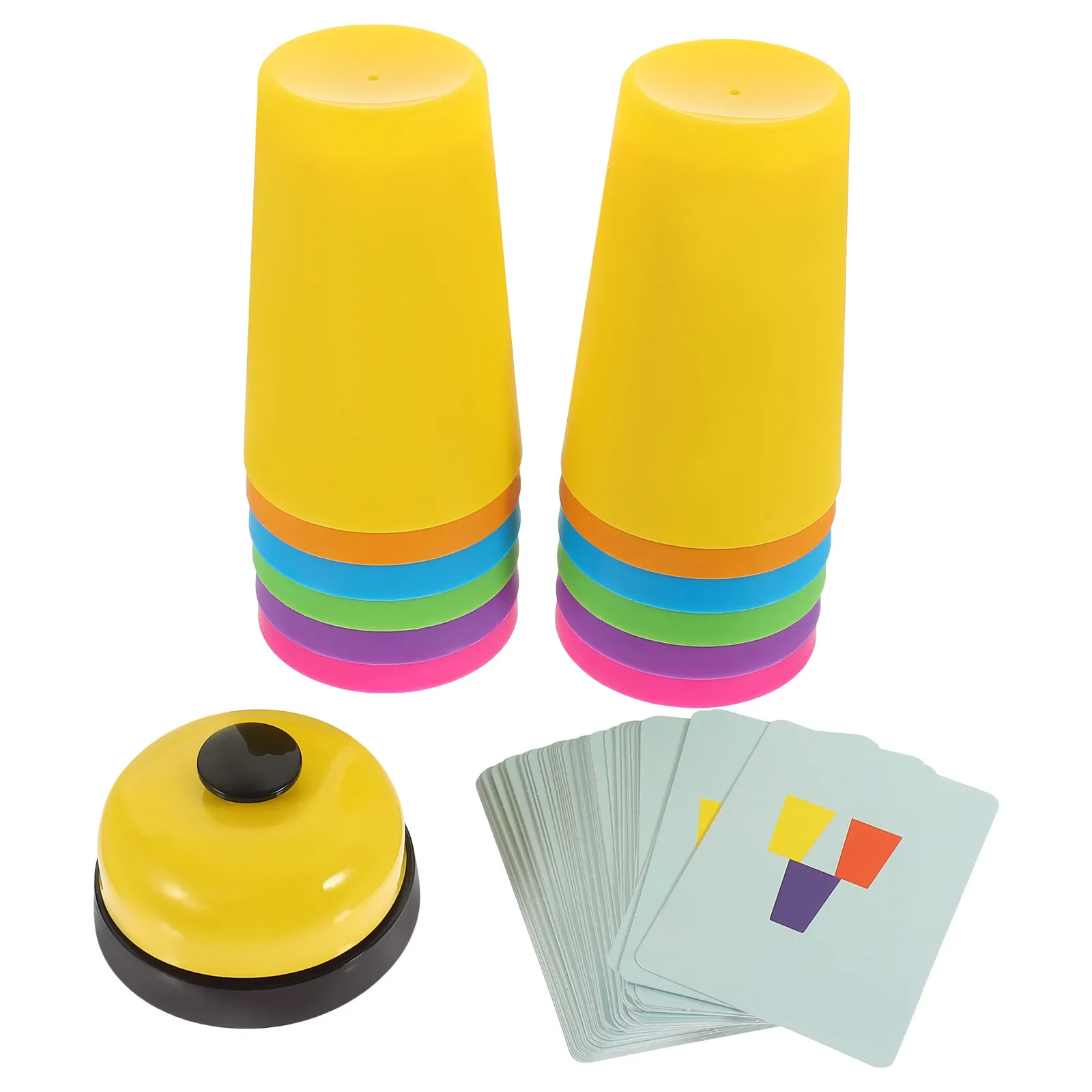 

1Set Cup Educational Reaction Training Game Set Colorful Lightweight Portable Fun for Kids Parent Child Play