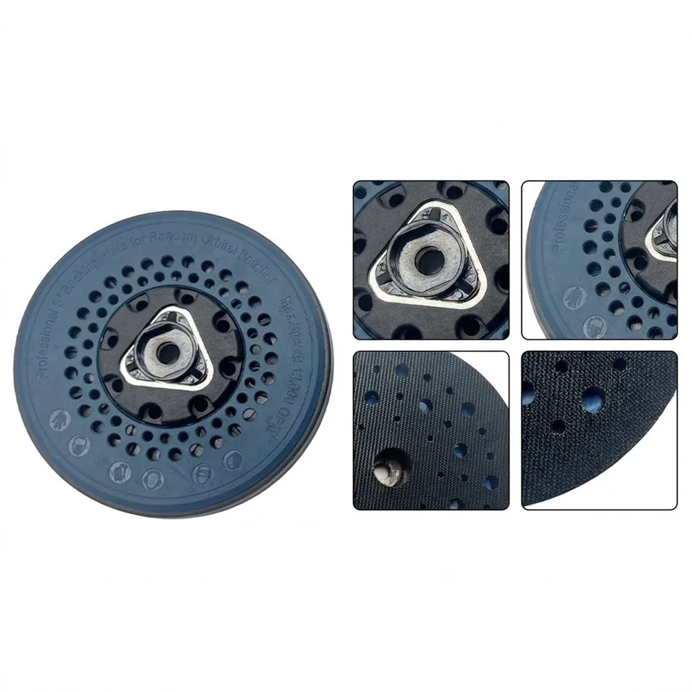 Blue Orbital for sanders Cooling Channels Sanding Pad Tool Power Tool Set High-Speed Sanding Reliable Longevity 49 Holes