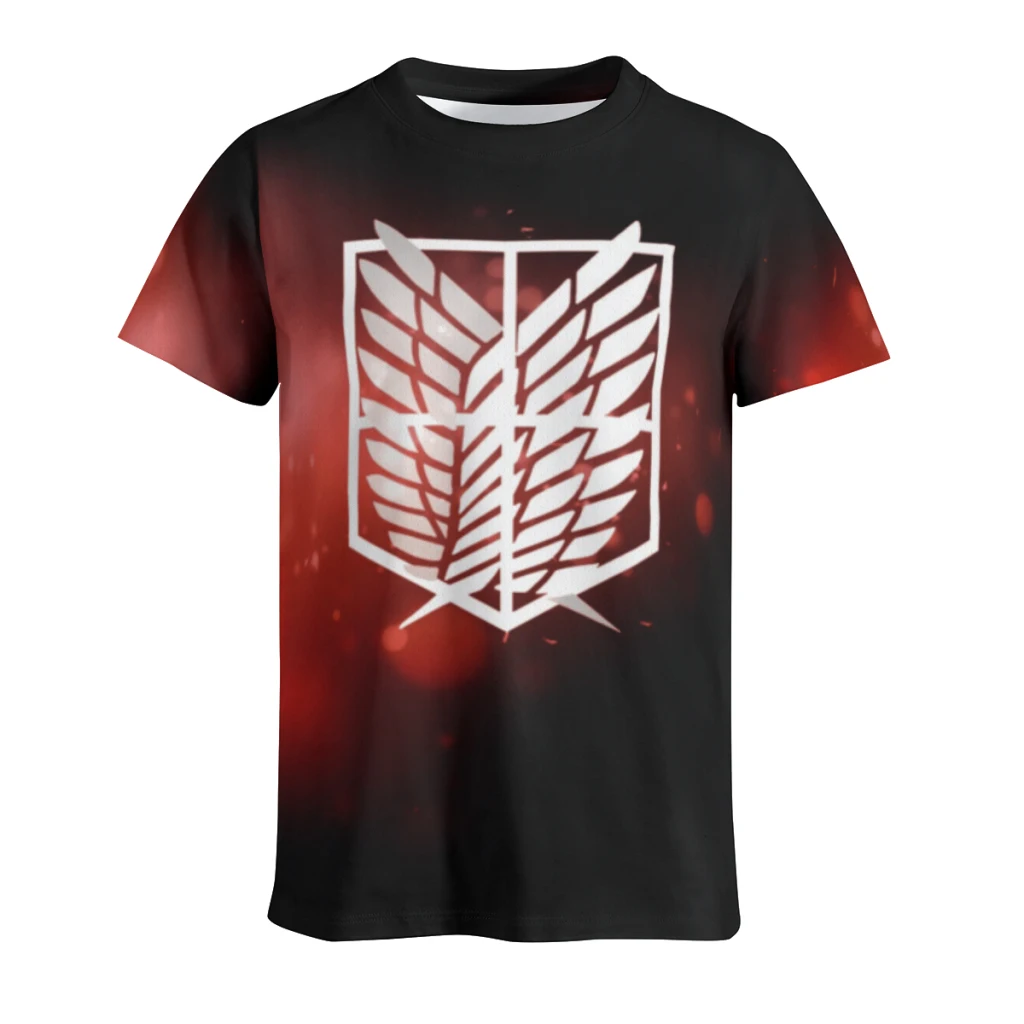 

Attack on Titan T Shirt Men Women Summer O-neck Cotton Short Sleeve T-shirts Clothes Clothing Tee