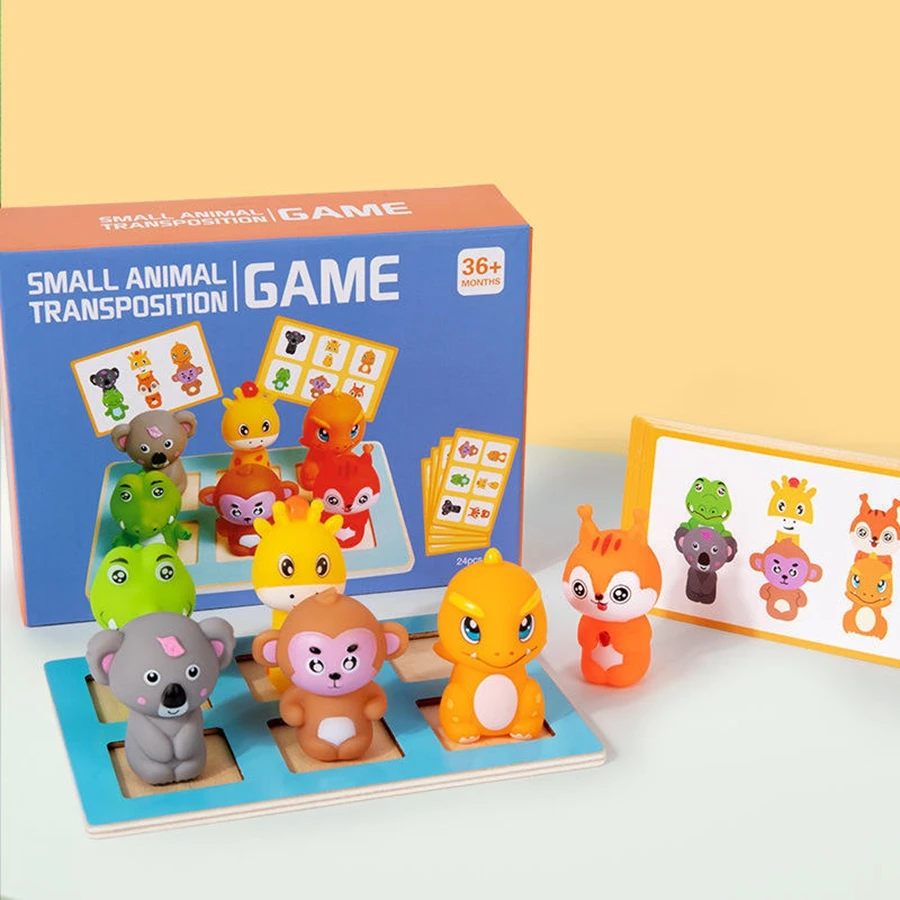 6 pçs animal fantoches de dedo do bebê aprendizagem precoce brinquedos montessori criança classificação brinquedo macio figuras dos desenhos animados para crianças educação presente