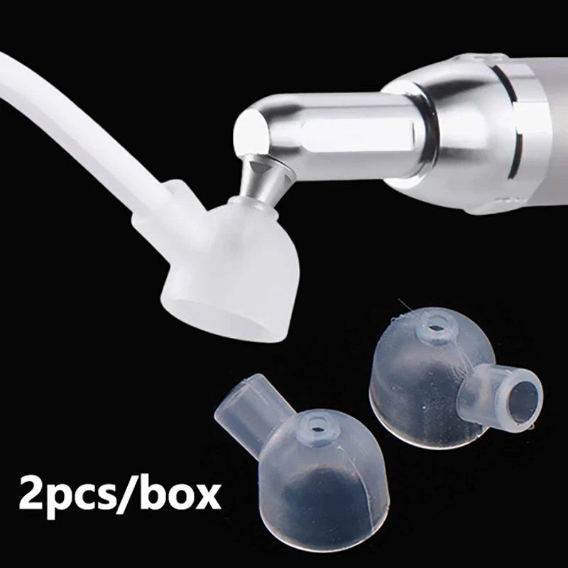 2pcs Dental Tiny Cover For Aluminum Oxide Air Abrasion Micro Blaster Sandblaster Powder Dust Proof Cap 135℃ Autoclave