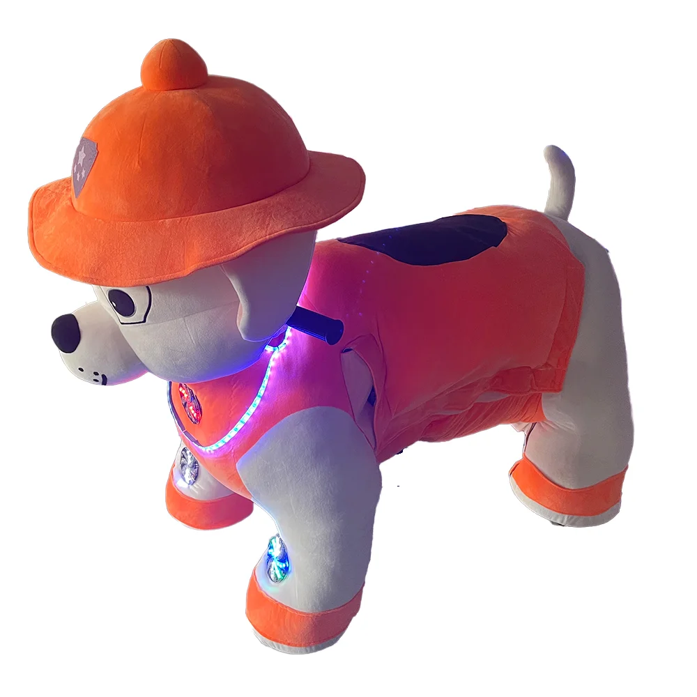 

Promotion Funny Ride-On Animal Battery Operated with Coin System Music Made of Plush for Available