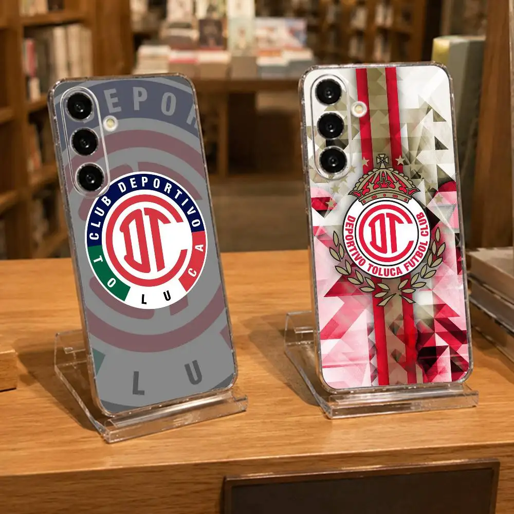 D-Deportivo 1917 T-Toluca Phone Case For Samsung A71, A70, A52, A51, A40, A30, A20 Transparent Cover