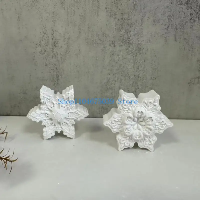 

5asd Силиконовая форма для снежинок, форма для ароматических свечей, инструмент для украшения стола «сделай сам», пластыри, для