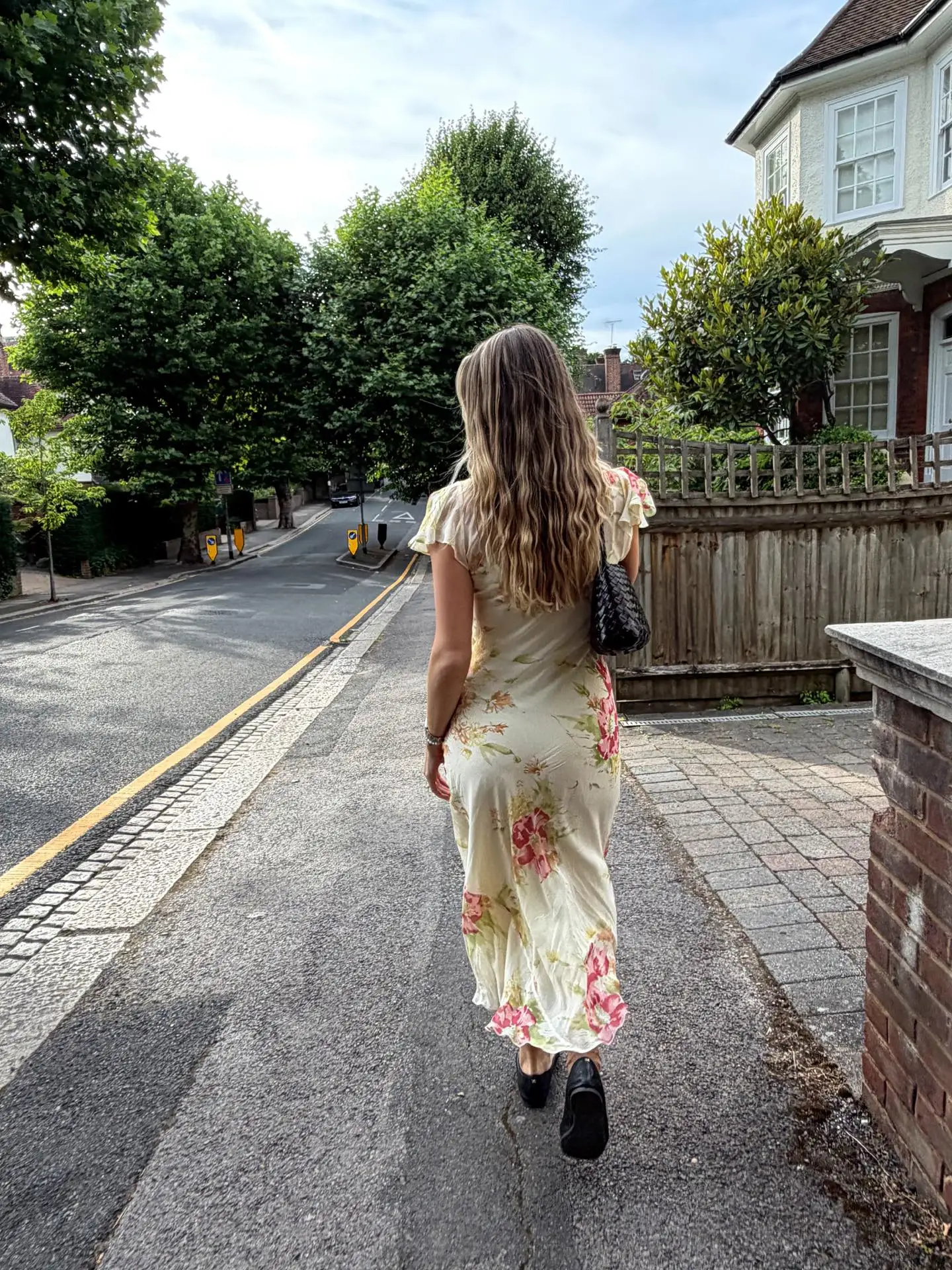 Female 100% Silk Long Dress Floral Printed Short Sleeve V-Neck High Waist Casual Ladies Robe
