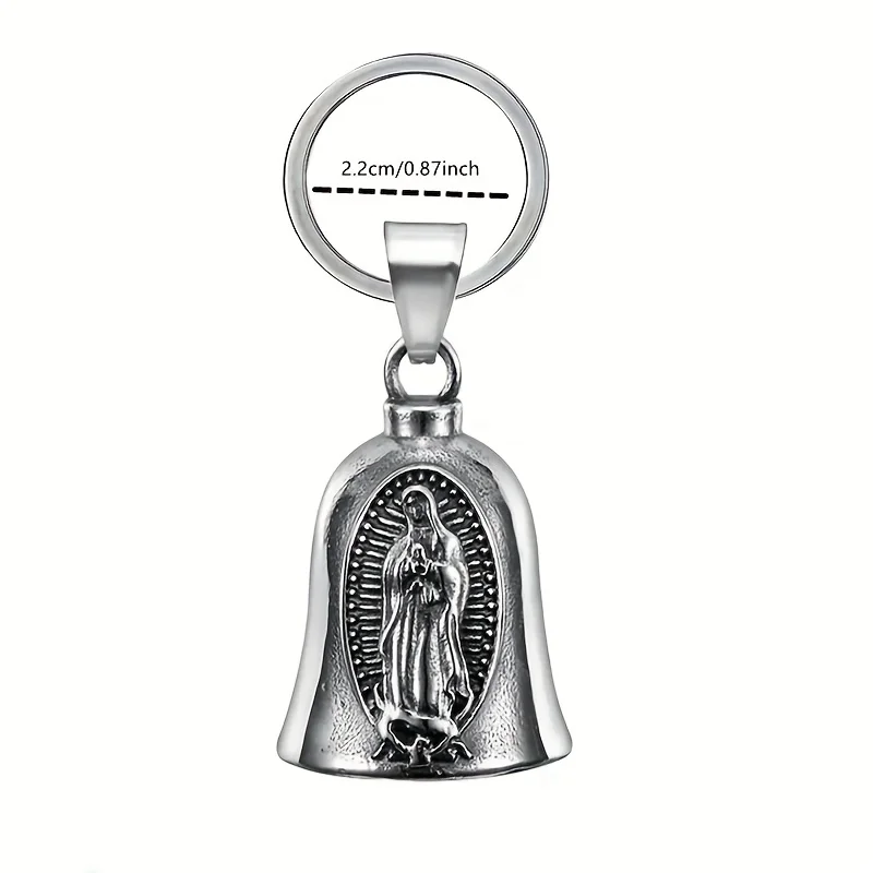 The Domineering Motorcycle Riding Bell Guards the Virgin Bell Protects the Knights Key Chain Protects the Knights and brings goo