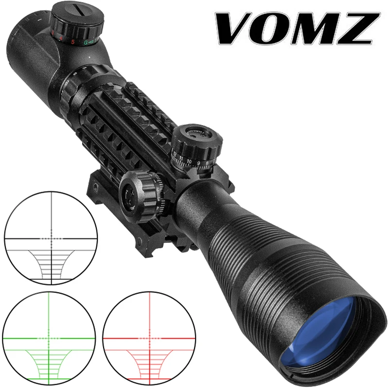 

Tactical 4-12X50 Scope+Red dot+Laser Set Hunting Airsofts Air Gun Red Green Dot Laser Sight Riflescope Optics Scope Combo