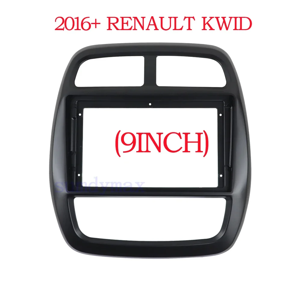 

2din android Car DVD Frame Audio Fitting Adaptor Dash Trim Kits Fascia For RENAULT KWID 2016 -2020 9" car panel audio fascias