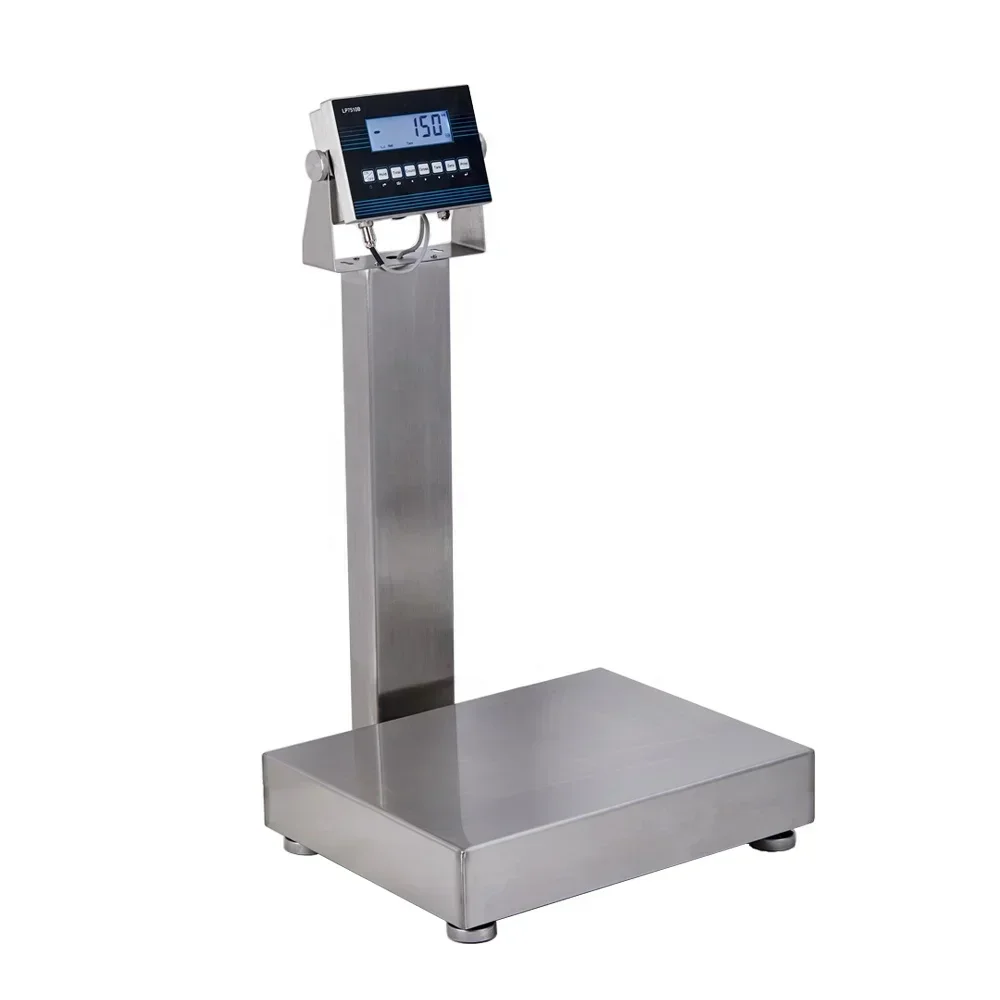 LP7610W 500kg Stainless Steel Digital Waterproof Platform Scale Multifunction Industry LCD LED OIML Certified OEM Customizable