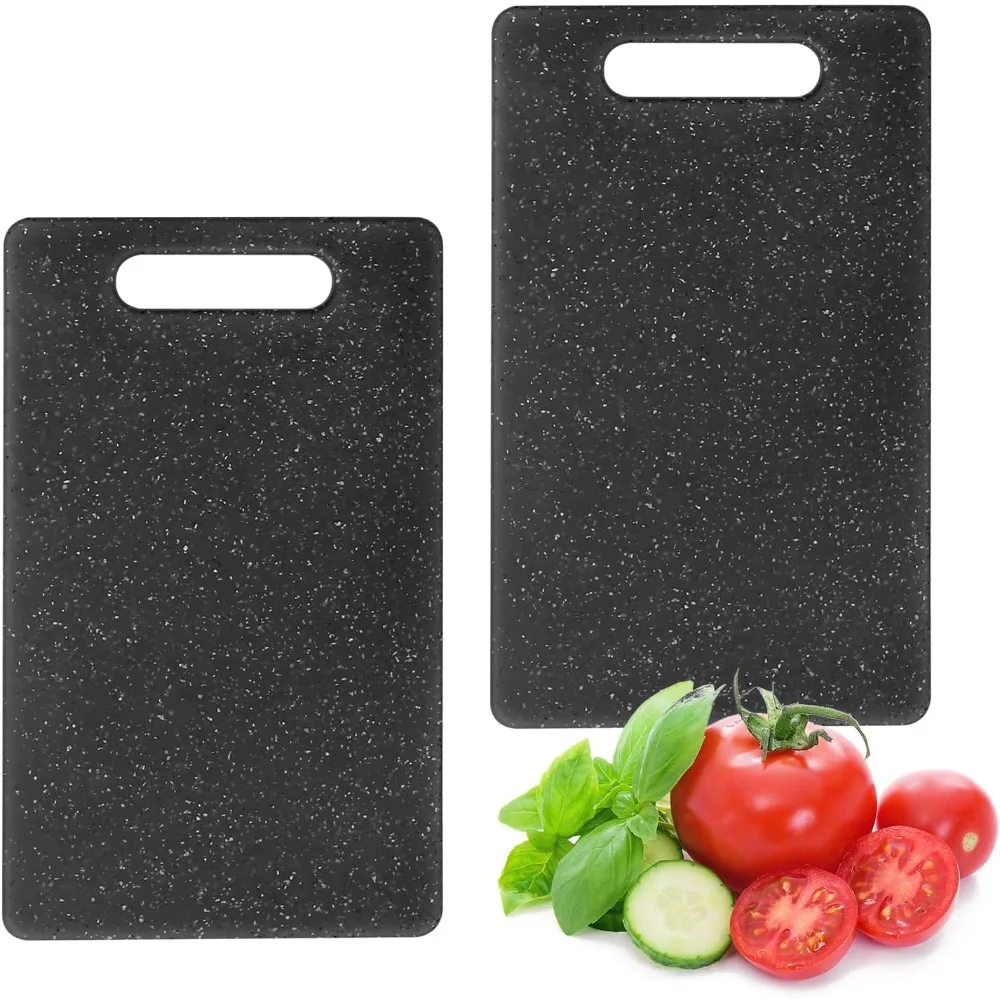 Cutting Boards Non Slip Granite Cutting Board with Easy Grip Handle Dishwasher for Food Fruits Vegetables Home Chopping Board