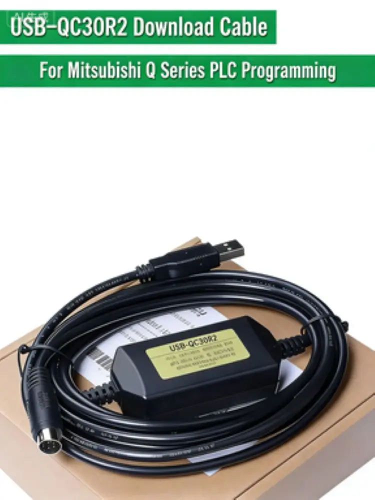 USB-QC30R2 Suitable for Mitsubishi Q Series Programming Cable GT1020 / 1030 Touch Screen Download Cable GT01-C30R2-6P