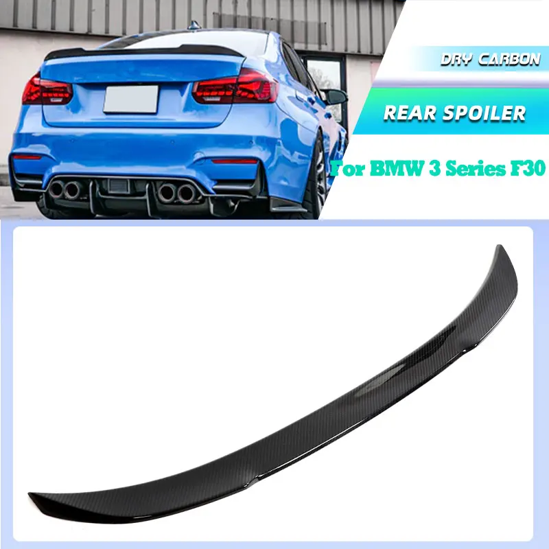 

Предварительно углеродный задний спойлер багажника автомобиля, крылья для BMW 3 серии F30 седан 2012-2019, гоночный задний спойлер, комплект багажника, крыла, губы, кузова