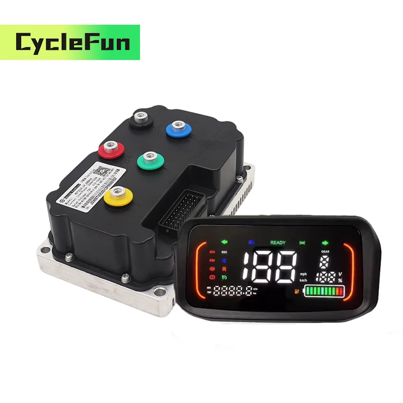 

Контроллер синусоидальной волны FarDriver ND84530 BLDC 84 В 330 А с дисплеем N7 для электрических мотоциклов, скутеров, комплектов для переоборудования велосипедов