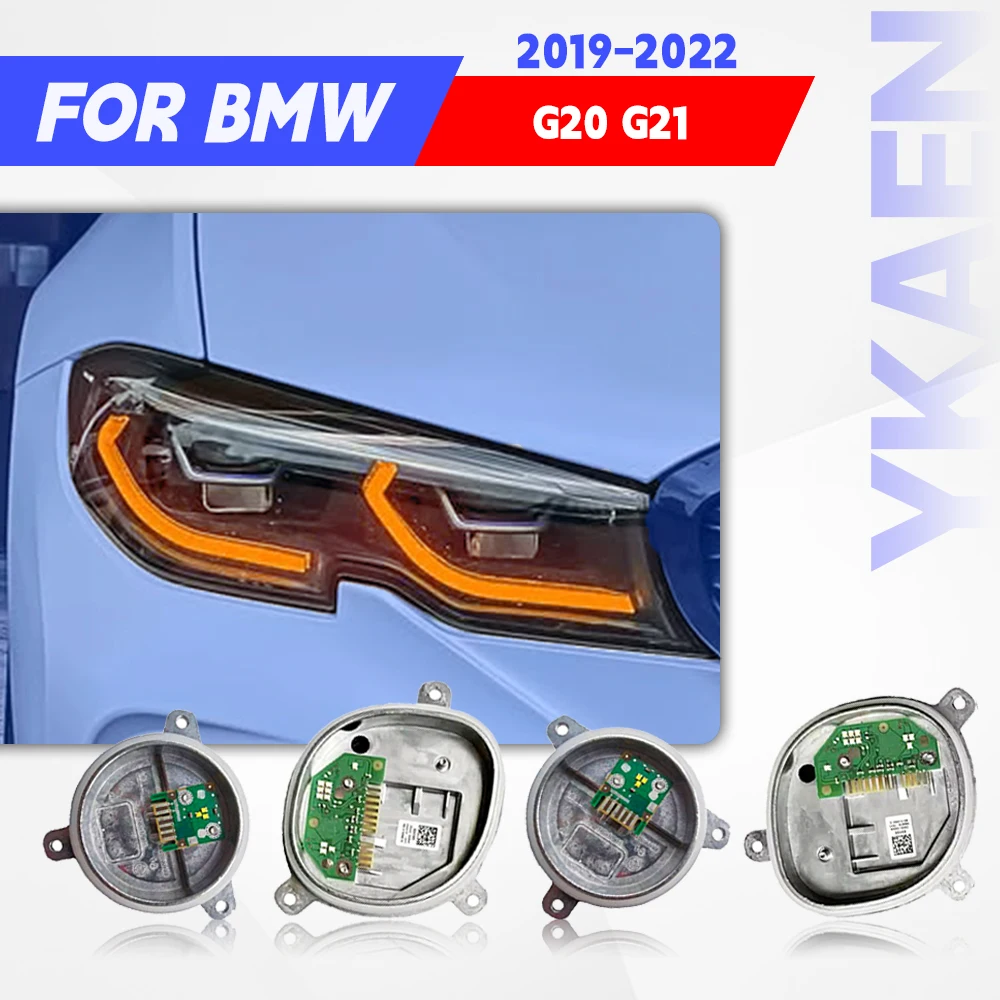 

Yellow White CSL LED Angel Eyes DRL Board Module For 19-22 BMW 3 Series G20 G21 Laser Headlight Daytime Running Eu USA Version