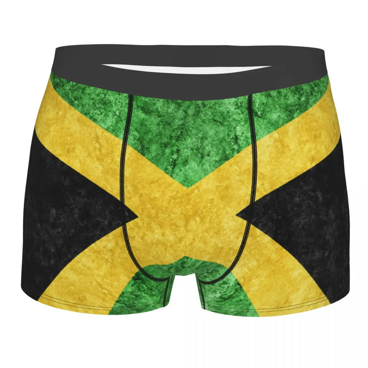 

Boxer Men Underwear Male Panties Jamaica Metallic Flag Shorts Boxer Comfortable Shorts Homme