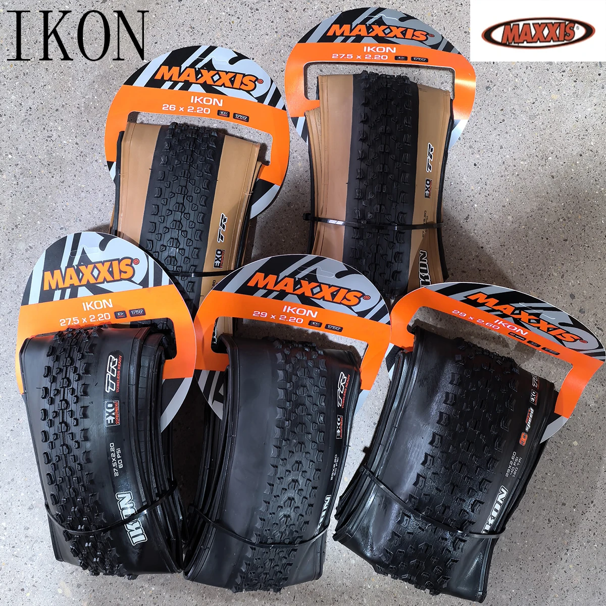 

1 шт. велосипедная шина MAXXIS 26 Tubeless Ready EXO TR IKON 26*2.2/2.35 27.5*2.2/2.35 29*2.2/2.35/2.6 для горных велосипедов MTB, запчасти для велосипедов