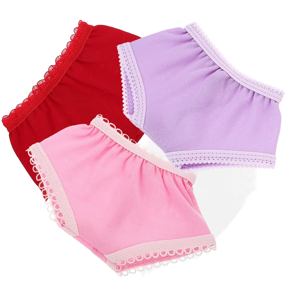 

4pcs Panties Small Underpants Pretend Play Accessories Random Style