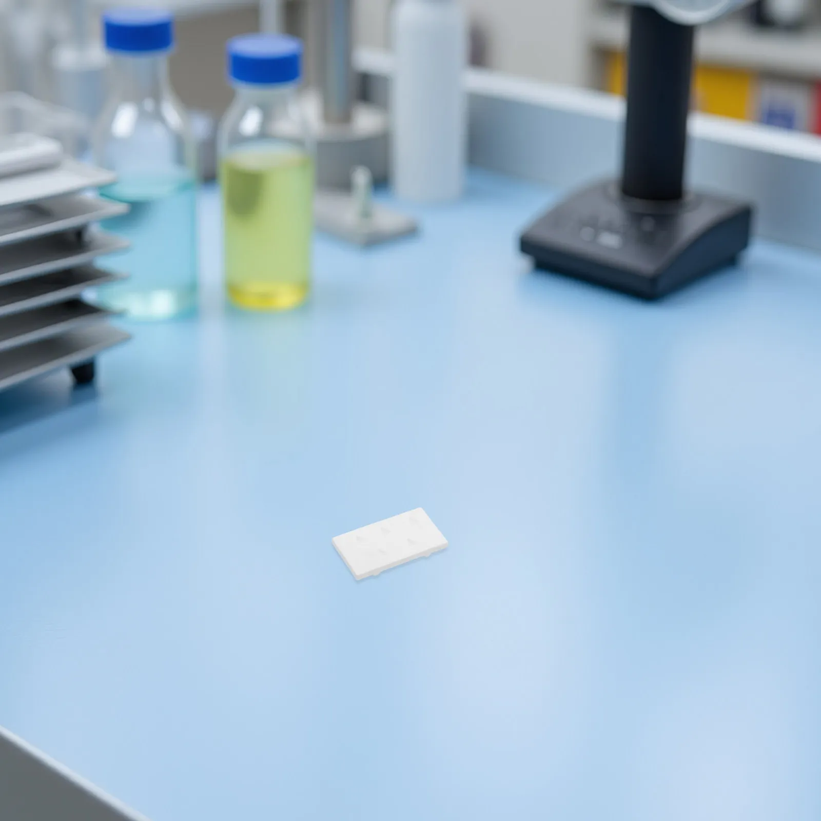 7-Hole Alumina Corundum Furnace Tray High Temperature Ceramic Ash Cone Sample Test Holder Lab Support Plate Alumina Ceramic Tray view 6