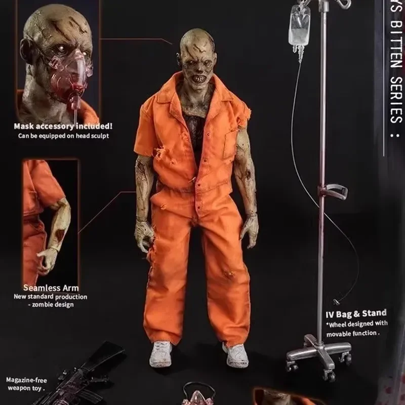 Asmus Asma Toys 1/6 Bite Moving Doll Prisoner Tang/Prisoner Dave BIT003/04 Action Figure Model Toys