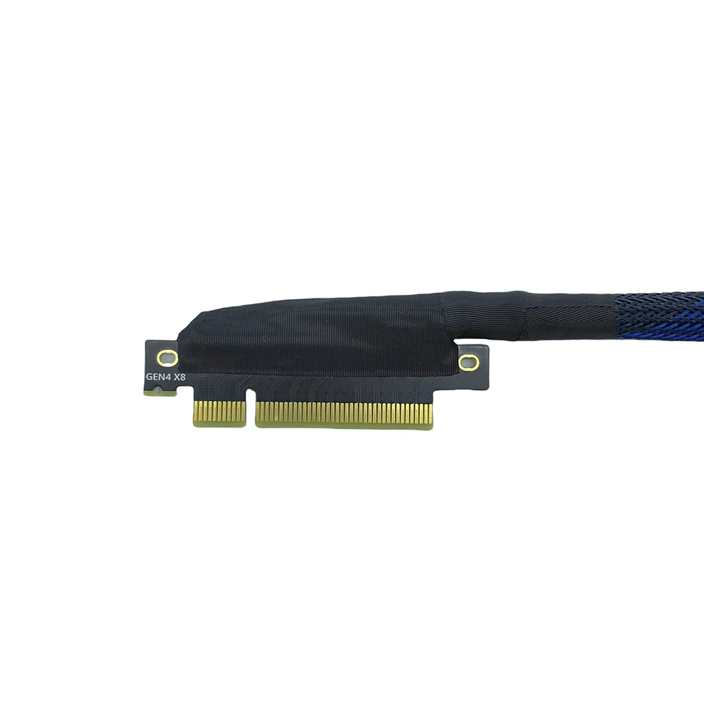 GPU-Verlängerungskabel PCIe 4.0 X8 auf X8/X16, versilbertes AI-Server-Adapterkabel PCI-E 16 GB\S GEN4 für Grafikkarte, Netzwerkkarte – Detail 11