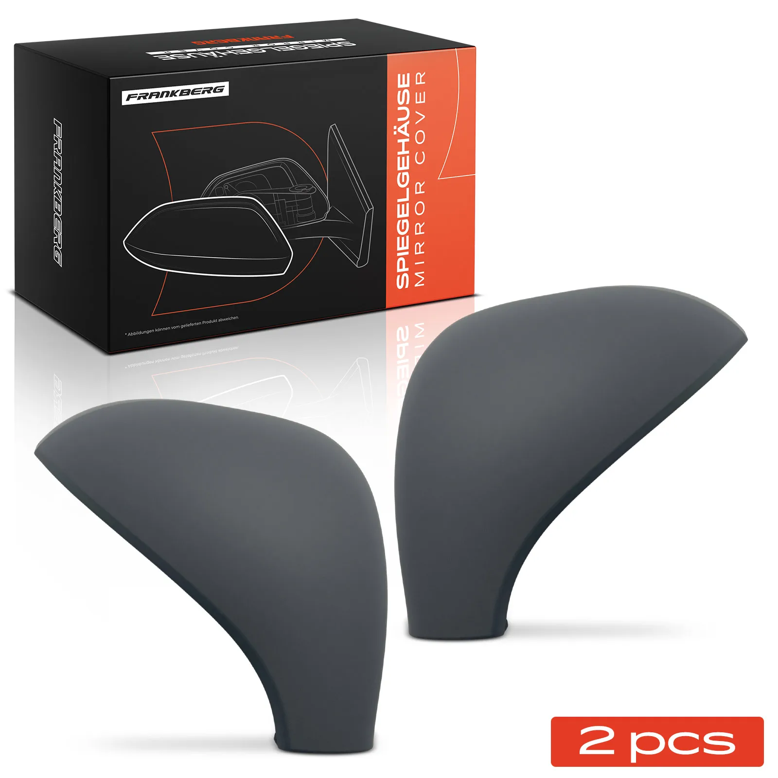Frankberg 2x Cover Buitenspiegelkap voor Links Rechts voor Peugeot 207 WA WC 207 CC WD 207 SW WK 2006-2015 815291