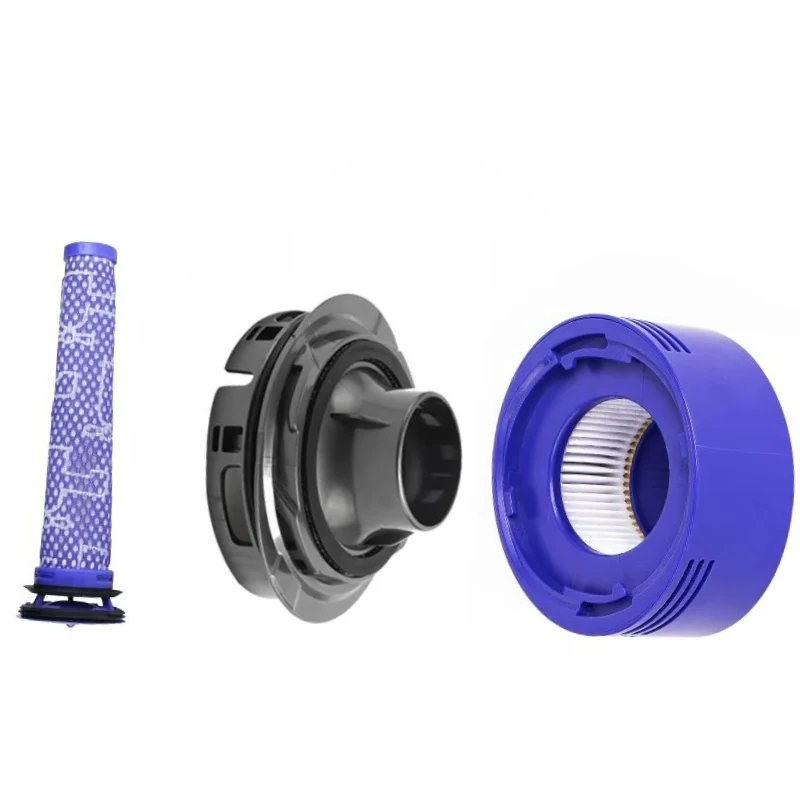 Used for Replacing the Motor Back Cover and HEPA Filter of Dyson V7 V8 - Durable Vacuum Cleaner Spare Parts, Easy to Install,