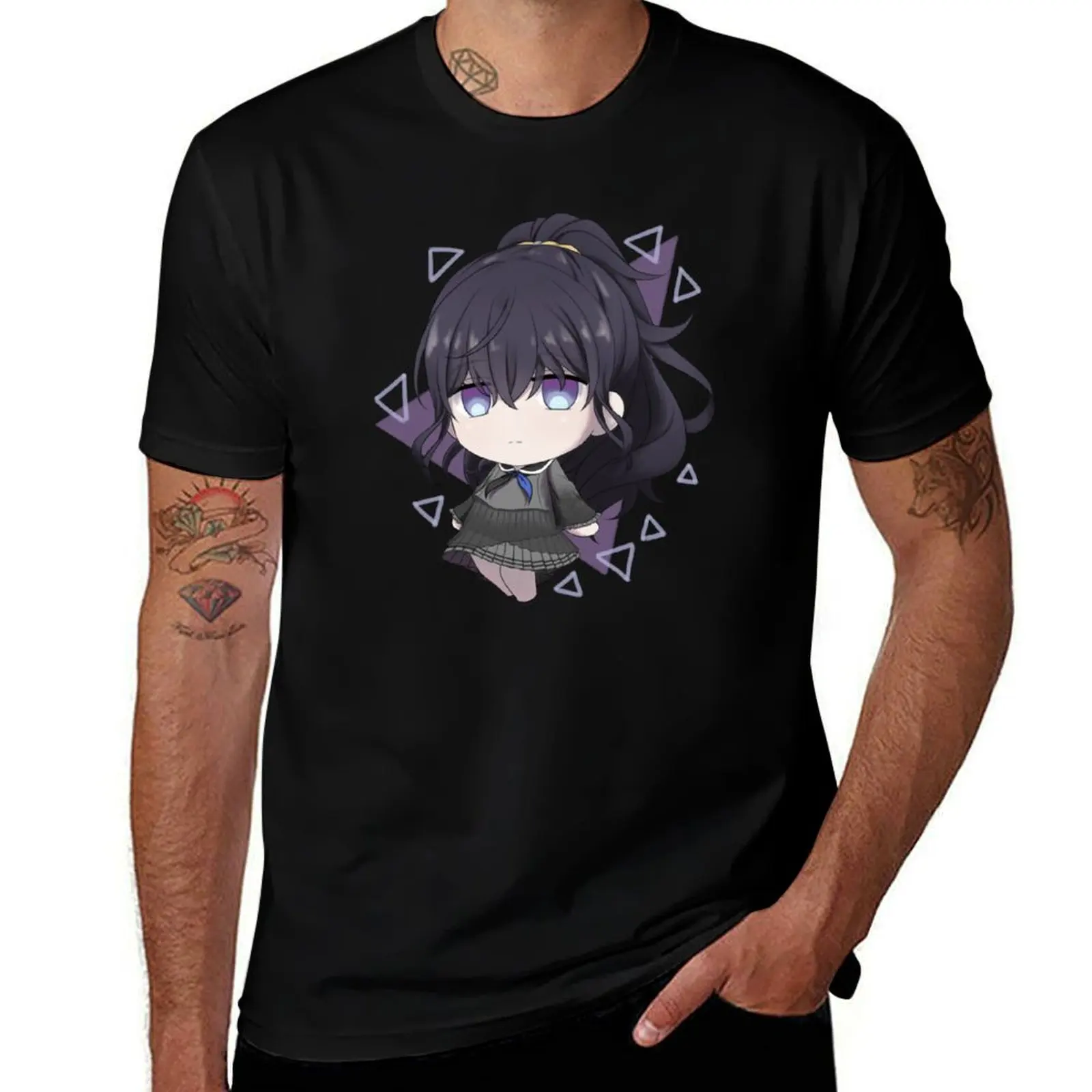 Asahina Mafuyu chibi T-Shirt man t shirts cotton T-Shirt