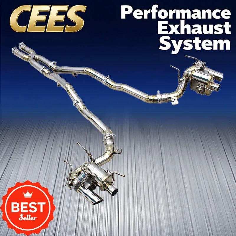 

CEES Valved Sport Catback Muffler for Ferrari 812 GTS/Superfast V12 6.5L 2017-2023 Vacuum Valve Exhaust System with Control