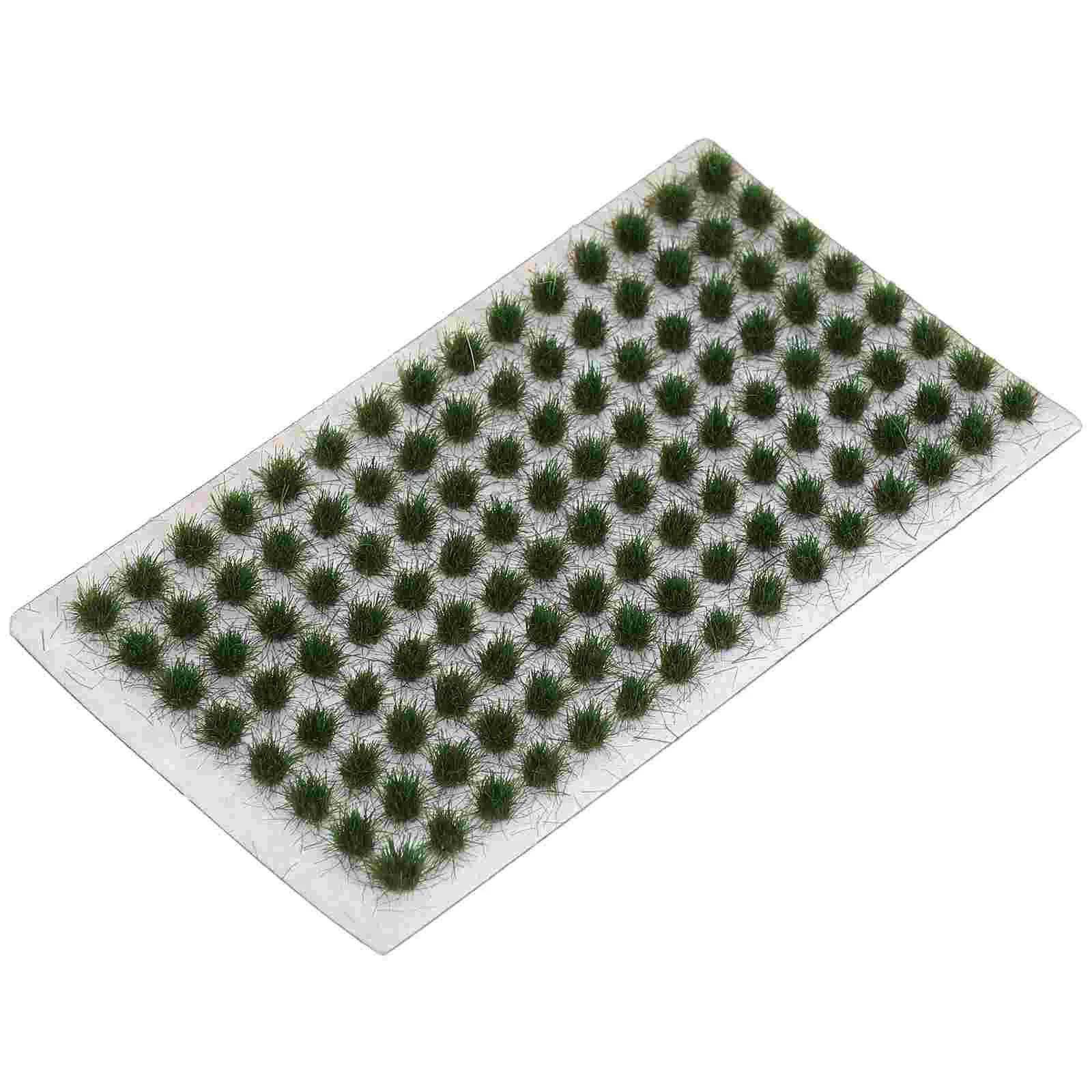 

Miniature Artificial Cluster Model 104pcs Craft Grass for Model Railway Layouts Tabletop Wargaming Terrains Miniature Bases 3D